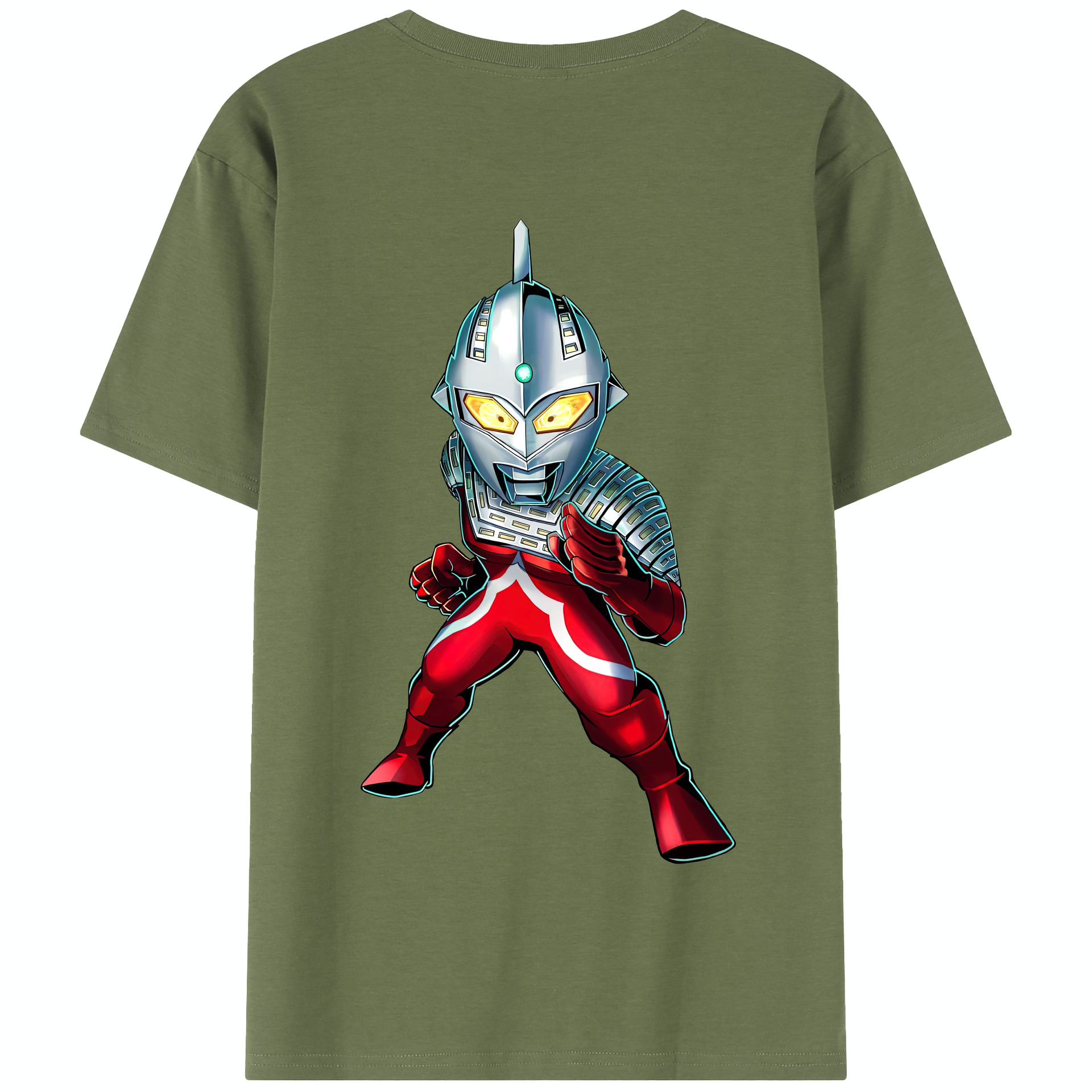 （画像用） ウルトラマン Ultraman 綿100％半袖Tシャツ（背面プリント）